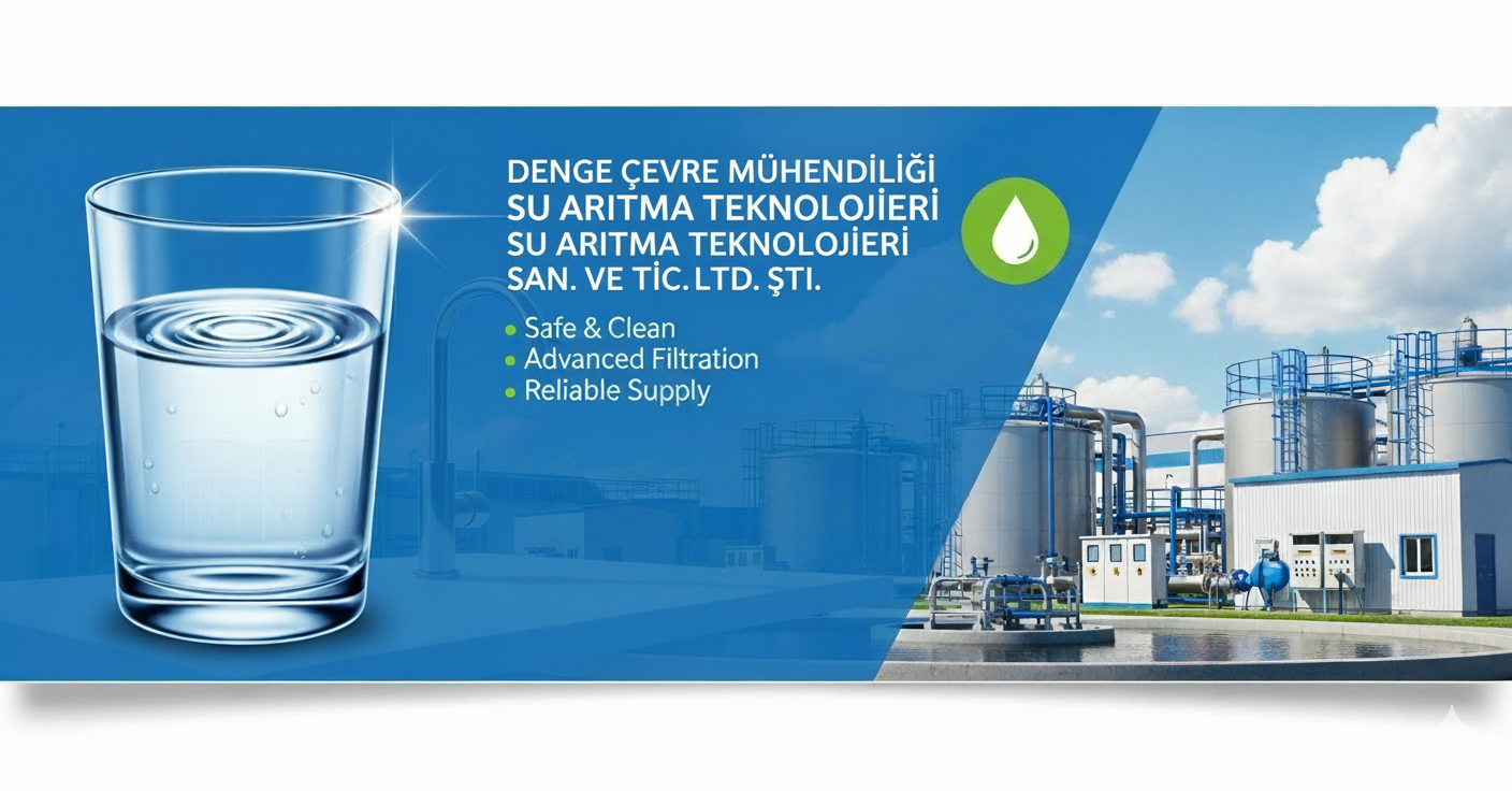 Denge Aritma endüstriyel ve evsel icme kullanma suyu aritma sistemleri banner görseli