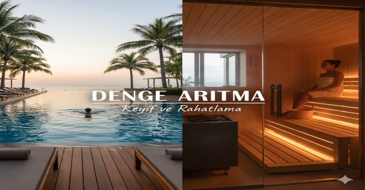 Denge Arıtma'nın sunduğu huzurlu bir yüzme havuzu ve rahatlatıcı sauna deneyimi. Keyif ve rahatlamayı bir arada yaşayın.